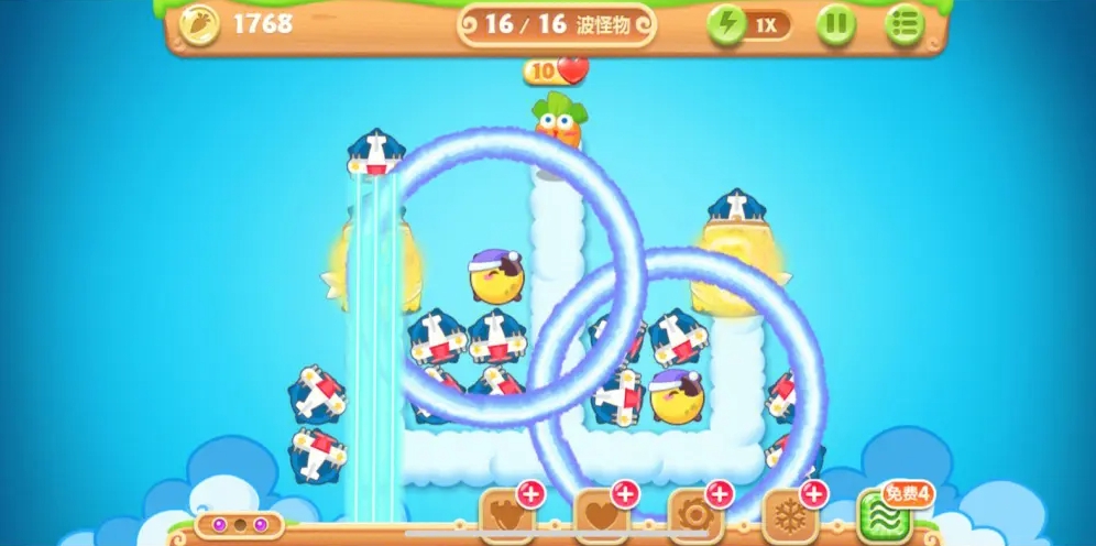 保卫萝卜2第42关怎么过
