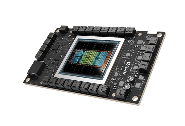 AMD MI300加速器官方、真机美图：八路并行 堪称艺术品