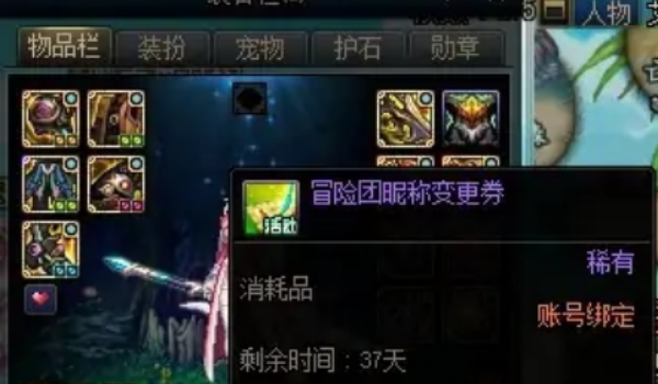 dnf冒险团改名步骤