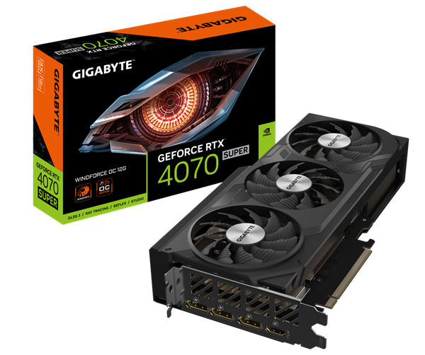 技嘉科技发布GeForce RTX 40 SUPER系列显卡 完整体验风之力散热系统的SUPERPOWER