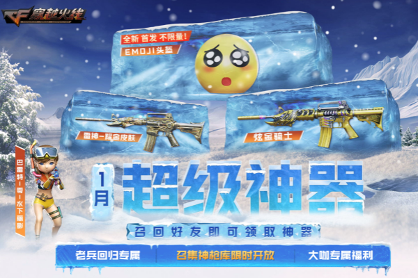 cf2024年1月超级神器活动推荐