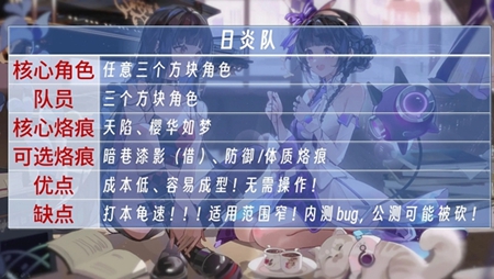 白荆回廊日炎队玩法推荐