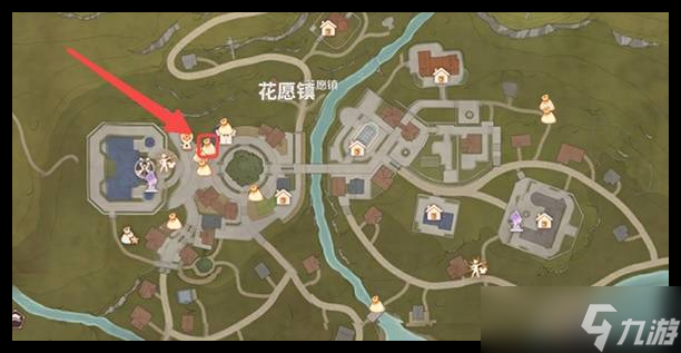 《无限暖暖》花愿镇商人位置一览