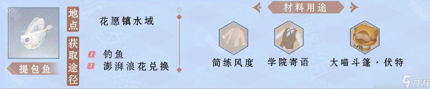 《无限暖暖》全鱼类获取方法