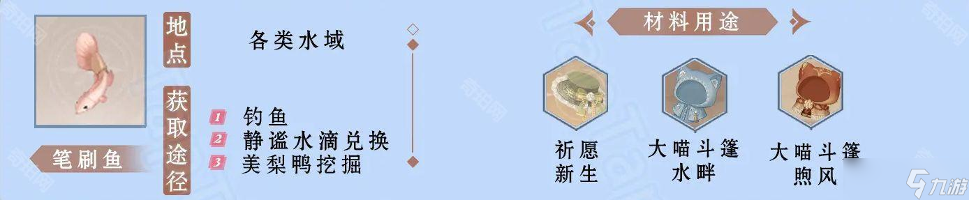 《无限暖暖》全鱼类获取方法