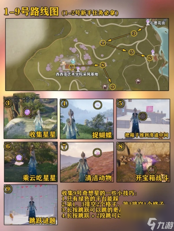 无限暖暖微风绿野奇想星全收集攻略