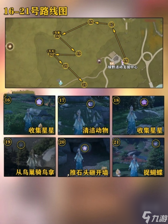 无限暖暖微风绿野奇想星全收集攻略