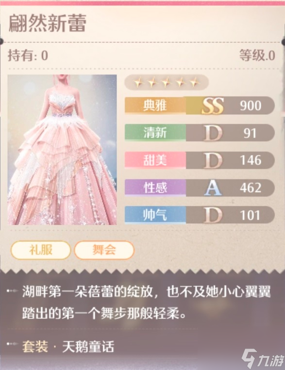 无限暖暖天鹅童话服装图鉴