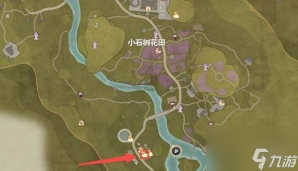 无限暖暖小石树花田商人位置大全