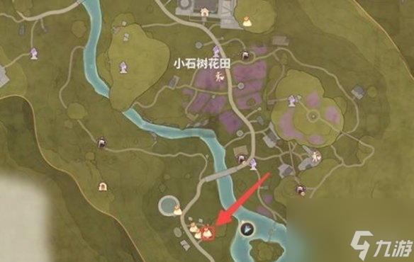 无限暖暖小石树花田商人位置大全