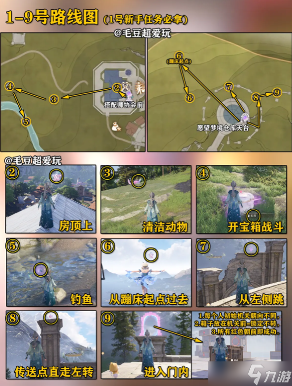 无限暖暖花愿镇奇想星1-59号路线/点位图全收集攻略
