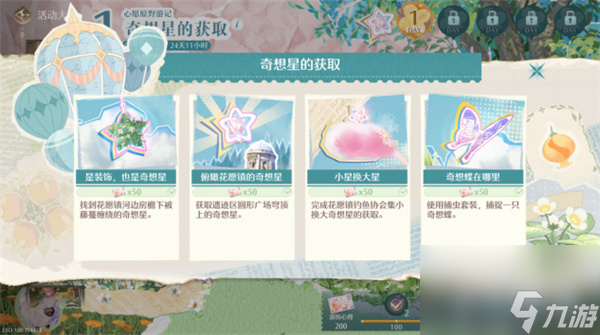 无限暖暖心愿原野游记全部攻略