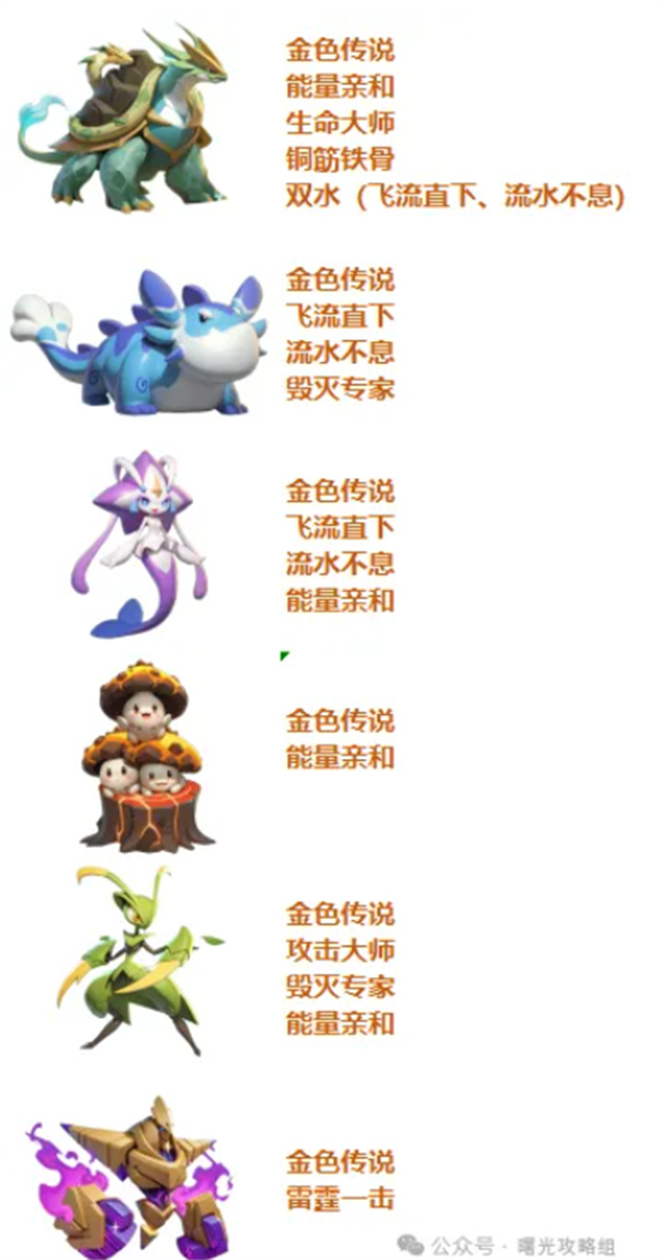 《曙光重临》水系泡泡龙阵容搭配推荐