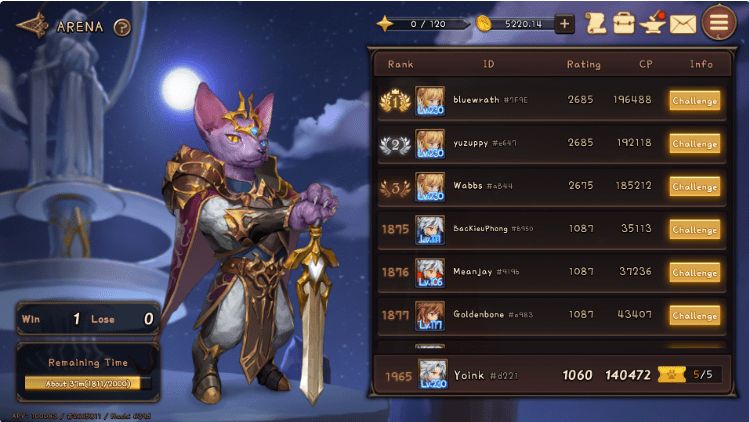 PvP战斗画面