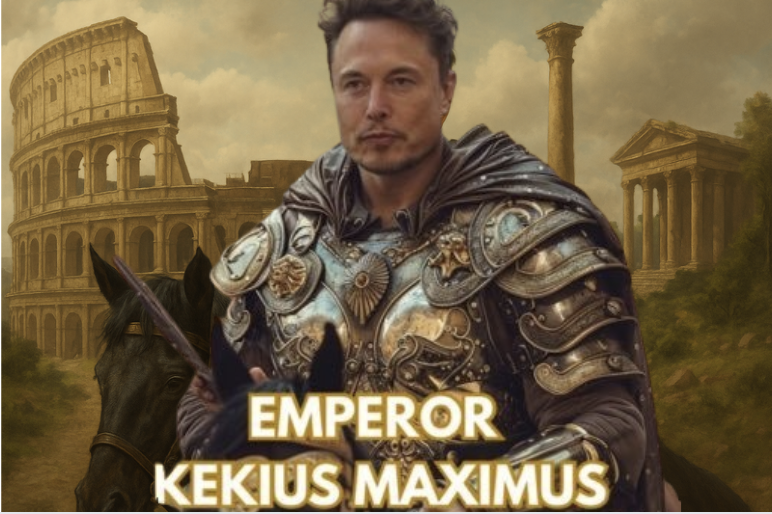 马斯克X改名「Kekius Maximus 」并换头像 迷因币$KEKIUS飙破6600万镁、$gork熄火回调