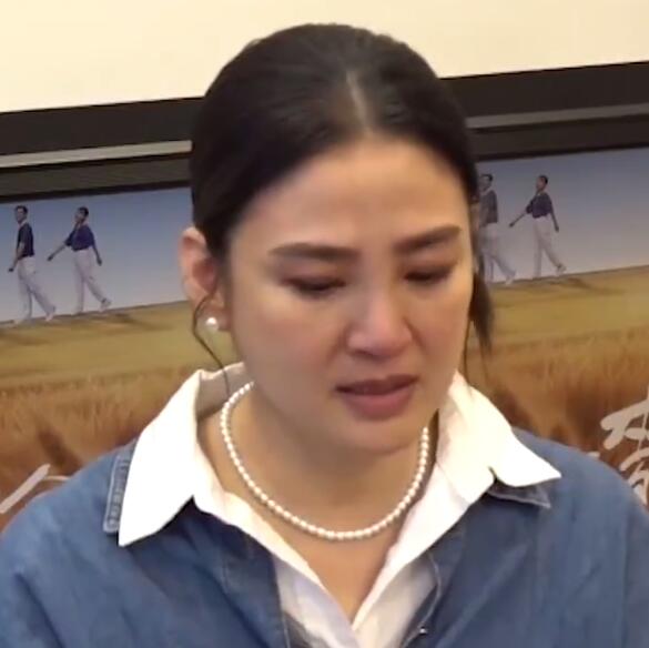 洪小铃产后首次露面 谈父亲因流感去世泪崩