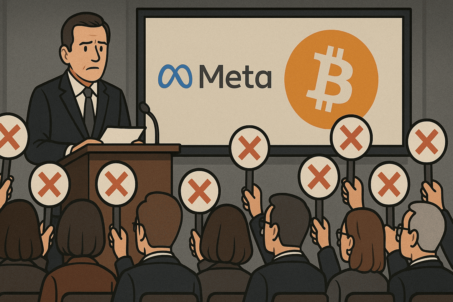 Meta否决「比特币储备」案，不到0.1%股东支持：资金优先买AI显卡
