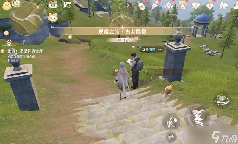 无限暖暖花愿镇雕像谜题怎么解 花愿镇谜题空间任务攻略