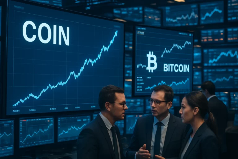 10x Research：Coinbase股价涨幅脱离基本面，「做空COIN、做多比特币」可套利