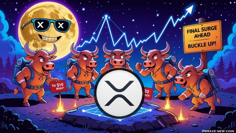 XRP价格预测：随着牛市情绪与月球周期同步，XRP将迎来2025年的最终飙升 - Brave New Coin