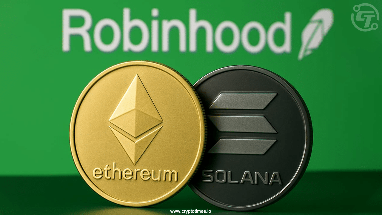 Robinhood推出以太坊、Solana质押及代币化股票服务