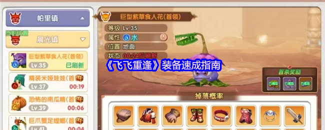 《飞飞重逢》装备速成指南