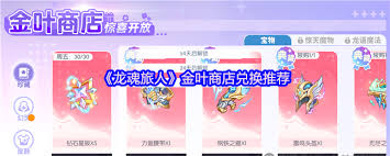 龙魂旅人金叶商店换什么好