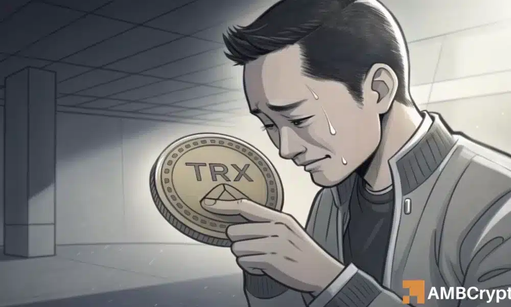 TRX收入跌至四年新低，1.85亿美元撤离波场——更猛烈的抛售即将来临？