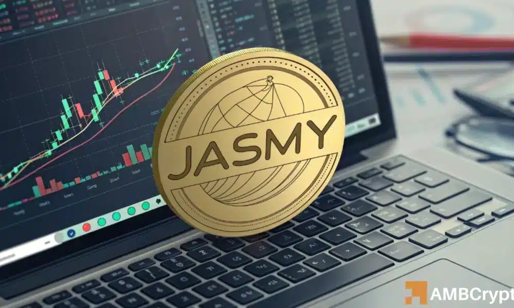 JASMY下跌7%——多头会捍卫关键支撑位，还是面临15%暴跌风险？