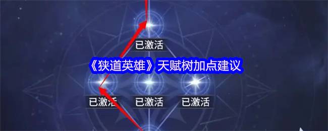 《狭道英雄》天赋树加点建议