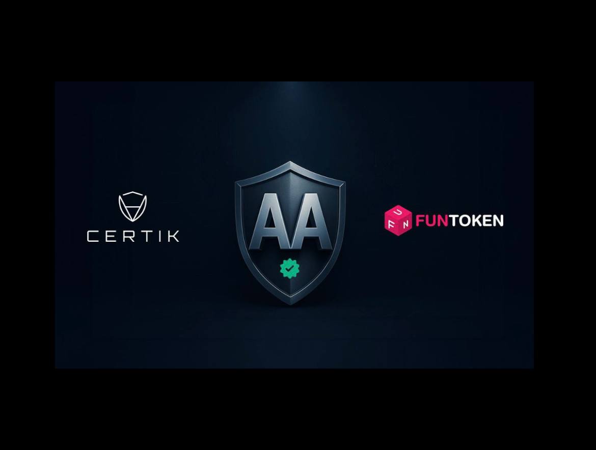 CertiK验证FUNToken智能合约强度，获“AA”评级升级