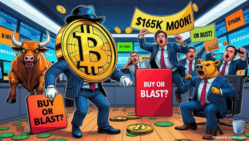 比特币（BTC）价格预测：比特币逼近突破区——165K美元在望？