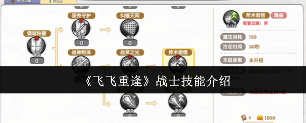《飞飞重逢》战士技能介绍