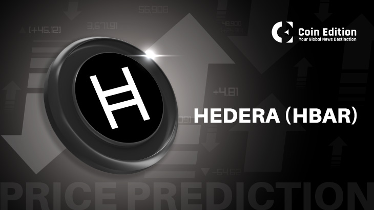 2025年7月14日Hedera（HBAR）价格预测：HBAR突破阻力位，买家目标瞄准0.24美元