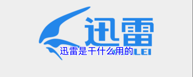 迅雷是干什么用的