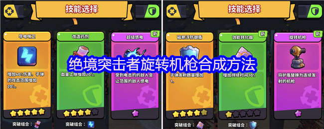 绝境突击者旋转机枪合成方法