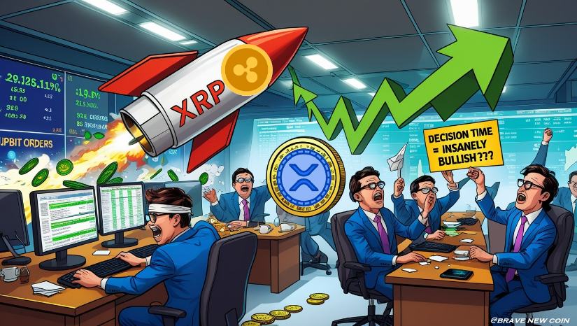 今日XRP新闻：韩国交易者推动XRP暴涨——顶级分析师称"决策时刻已至"