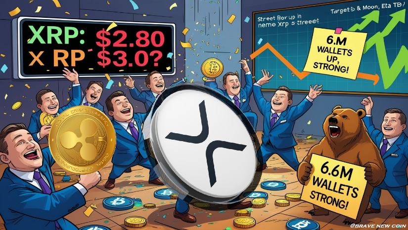 今日XRP新闻：市场情绪高涨，ETF和持有者里程碑推动XRP逼近3美元