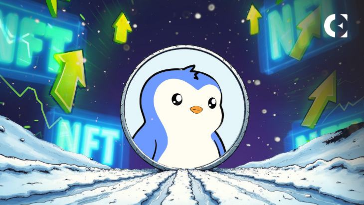 胖企鹅（PENGU）以四周内暴涨546%的势头登顶NFT榜首