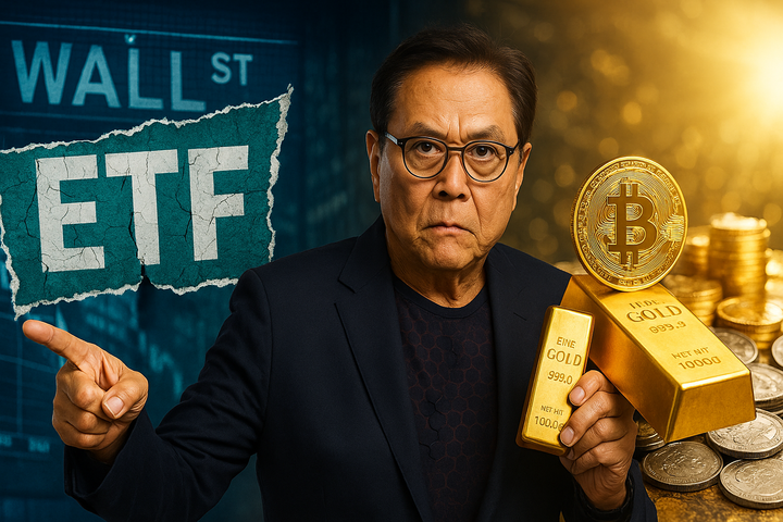 富爸爸警示「ETF 只是壁纸骗局」：拥有实体黄金、白银与比特币，才是乱世致富真理