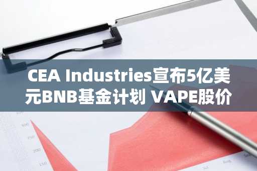 CEA Industries宣布5亿美元BNB基金计划 VAPE股价暴涨700%-第1张图片