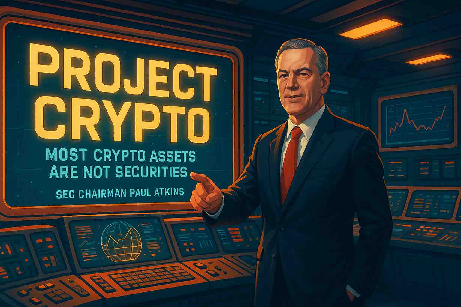 SEC委员保罗·阿特金斯称"大多数加密货币不属于证券"