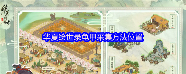 华夏绘世录龟甲采集方法位置