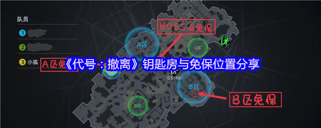 《代号：撤离》钥匙房与免保位置分享