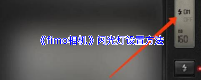 《fimo相机》闪光灯设置方法