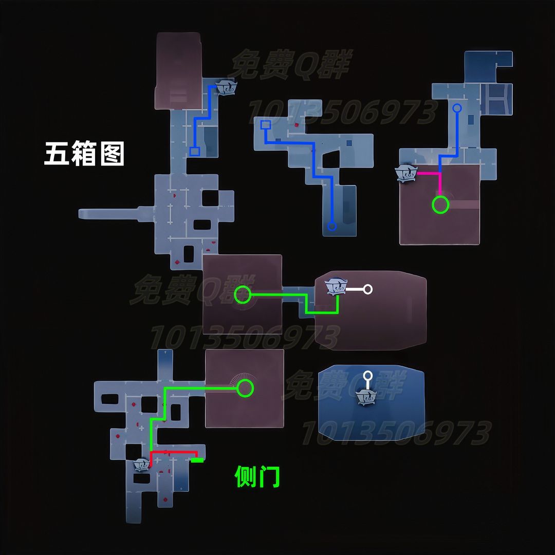 超自然行动组昆仑秘境极限侧门在【下】全地图小抄