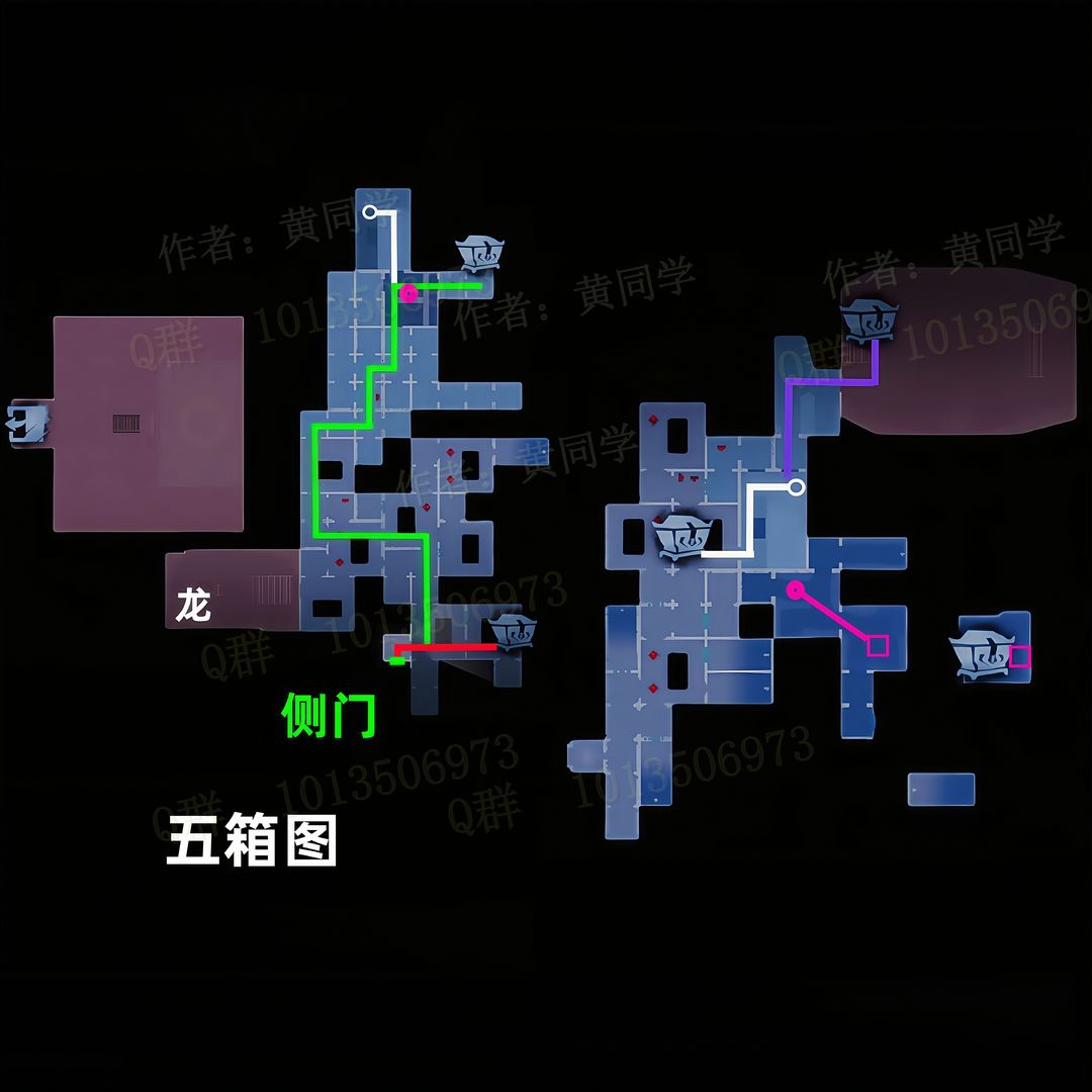 超自然行动组昆仑秘境极限侧门在【下】全地图小抄