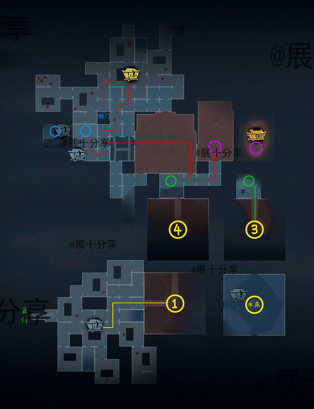 超自然行动组昆仑秘境极限侧门在【下】全地图小抄