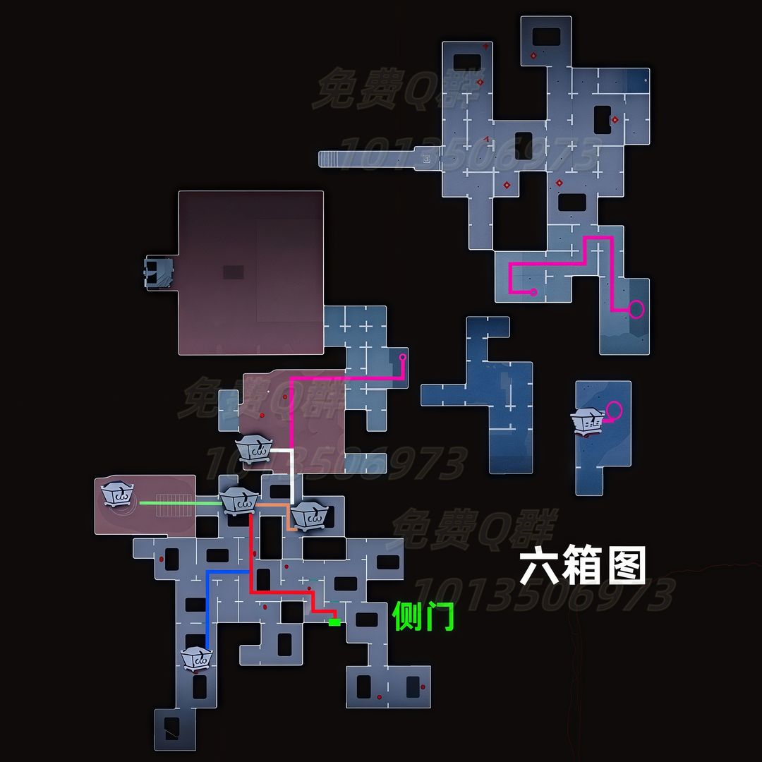 超自然行动组昆仑秘境极限侧门在【下】全地图小抄