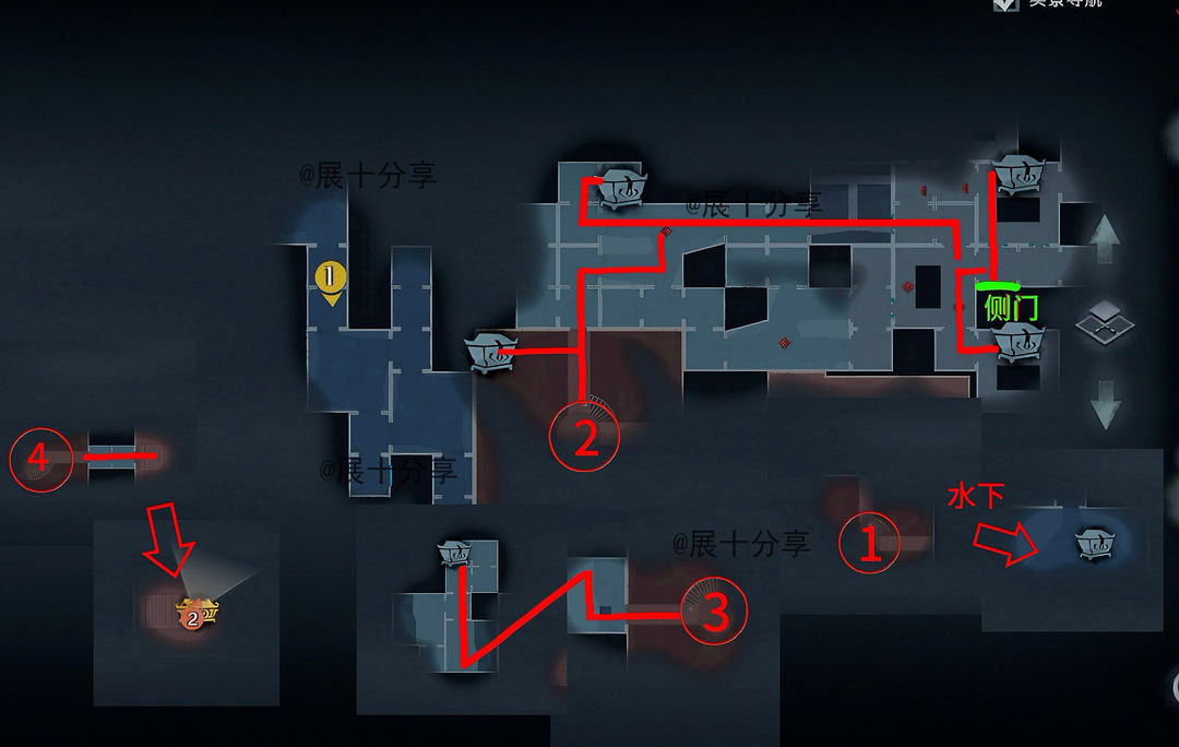 超自然行动组昆仑秘境极限侧门在【下】全地图小抄